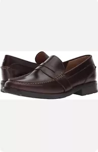 Sperry Essex Penny Leather Round Toe Penny Loafer, Amaretto, Mens Size 7 - Picture 1 of 11