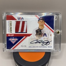 2020 Panini USA Baseball Stars & Stripes Signatures Prime /25 Asa Lacy Auto