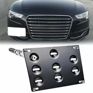 For Audi A3 S3 Q5 TT TTS Front Bumper Tow Hook Eye License Plate Mount Bracket - Picture 1 of 5