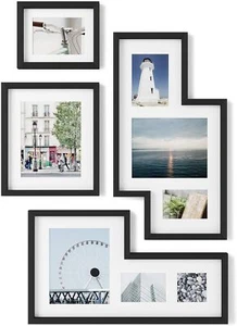 Umbra Mingle Gallery Collage Picture Frame Set, Black - Picture 1 of 2