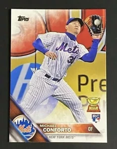 Michael Conforto 2016 Topps #232 METS ROOKIE RC Baseball Card - Picture 1 of 2
