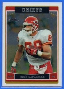 2006 Topps Chrome Football #96 Tony Gonzalez - Picture 1 of 2