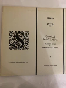 Camille Saint-Saens Chamber Music for Woodwinds and Piano Vinyl - Picture 1 of 3