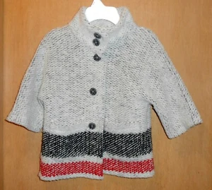 GAP KIDS Girls XS 4-5 Oversized Loose Kimono Chunky Knit Winter Fall Sweater - Picture 1 of 6