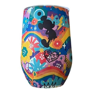 Disney Pride 2024 Stainless Steel Tumbler w/ Plastic Lid Mickey Rainbow 14.2 Oz - Picture 1 of 6