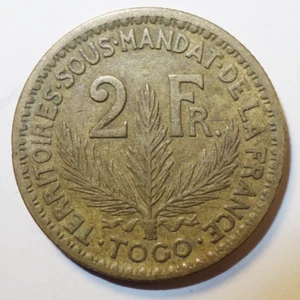 Togo Mandat Français, 2 Francs 1924 !! - Picture 1 of 2