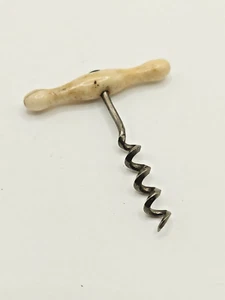 Sammlerstück Miniatur Vintage / antiker Korkenzieher mit T-Griff - Bild 1 von 5
