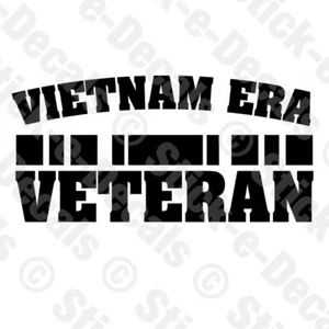 VIETNAM ERA VETERAN RIBBON Combat Military Vinyl Decal Car Truck Camper - Picture 1 of 4