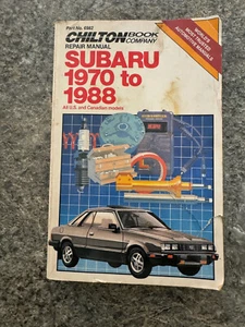 Chilton Subaru 1970 to 1988 all models Repair manual - Bild 1 von 4