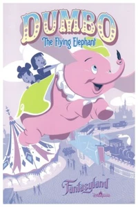 DISNEY HONG KONG DUMBO - COLLECTOR POSTER - BUY ANY 2 GET ANY 1 FREE!! - Picture 1 of 3