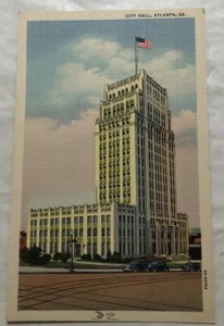 City Hall, Atlanta, Georgia. Postcard (T2) - Picture 1 of 2