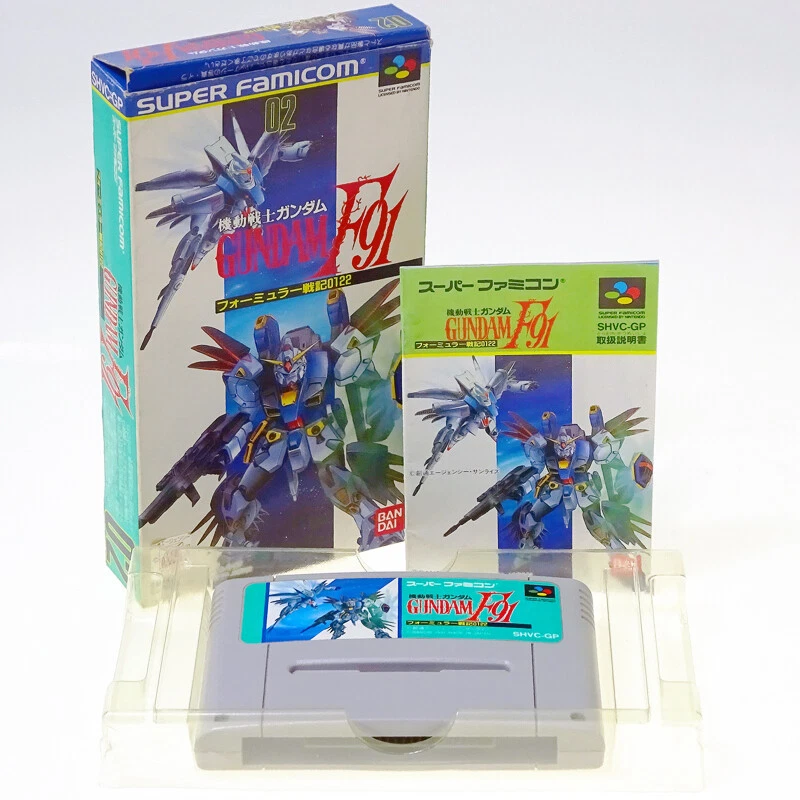 GUNDAM F91 Formula Wars 0122 Nintendo Super Famicom SFC Japan Import NTSC-J Comp - Image 1 of 1