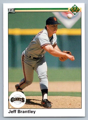1990 Upper Deck Jeff Brantley #358 San Francisco Giants - Image 1 of 2