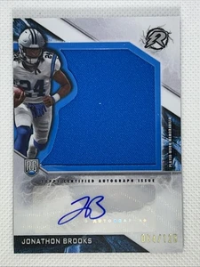 Jonathon Brooks 2024 Topps Resurgence Rookie Patch Auto /125 2025 - Foto 1 di 3
