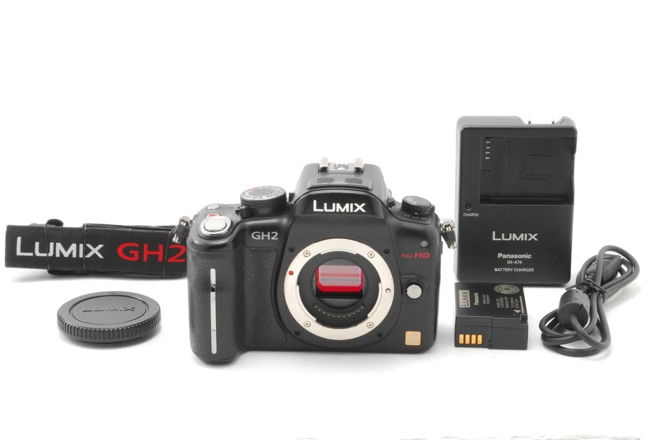 [ESTADO PERFEITO] Panasonic Lumix DMC-GH2 Preto JPN Modelo M4/3 Digital 16MP Do Japão - Imagem 1 de 4