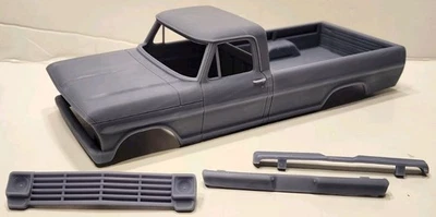 Axial Scx24 Gladiator 1969 Ford F-250 Body 1/24 Scale Crawler Body 155mm    - Image 1 of 4