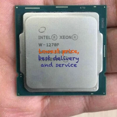 Intel Xeon w-1270p CPU processor srh95 8-core 16 threads 3.80ghz 16mb lga-1200 - Image 1 of 2