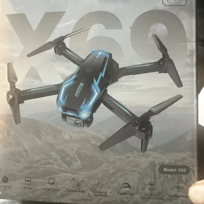 X69 RC Quadcopter HD camera stunt drone beginner intermediate advanced - Image 1 of 4