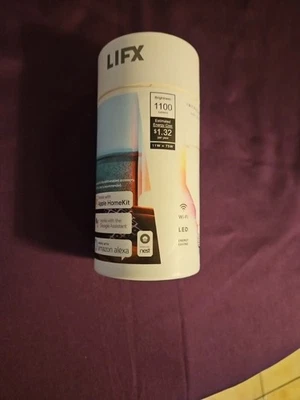 LIFX Multi Colored 1100-Lumen Dimmable A19 LED Light Bulb - NEW SEALED - Image 1 of 3