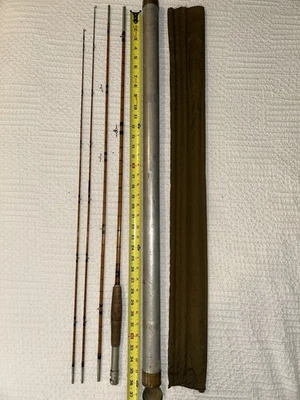 Vara de torneio H. L. Leonard bambu mosca 9’ - Imagem 1 de 4