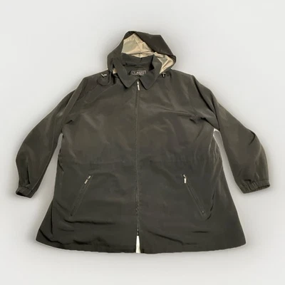 Giacca Women Jacket 3x Black Removable Hood  Lined Pockets  - Image 1 of 4
