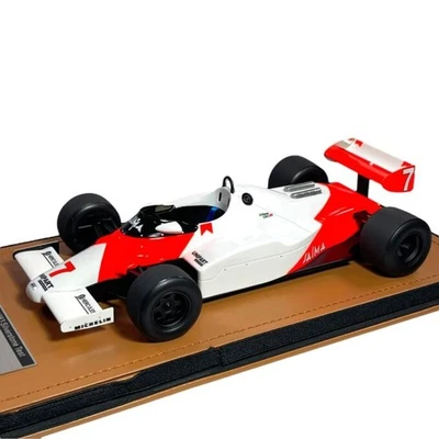 Modellino F1 Tecnomodel 1/18 McLaren MP4/1C Ayrton Senna #7 Test Drive Silver... - Immagine 1 di 4