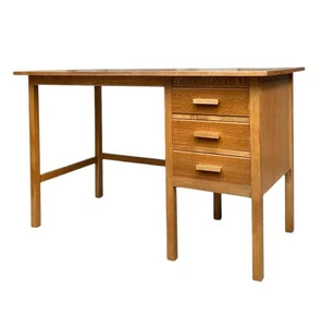 VINTAGE GOLDEN OAK SCHREIBTISCH UM 1950 - Bild 1 von 7