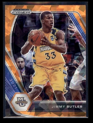 Selecciones del draft Panini Prizm 2021-22 - Jimmy Butler #66 Orange Ice Prizm Foto 1 de 2
