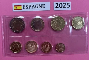 Série de 8 pièces Espagne 2025 de 1 cnt à 2 euros Neuve 🇪🇸 - Bild 1 von 1