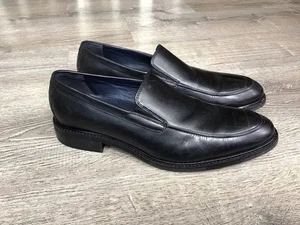 Cole Haan Buckland Venetian Mens Loafers 11M Black Leather Slip On Shoes C28886 - Picture 1 of 13
