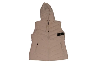 Ralph Lauren LRL Stretch Women’s Hooded Puffer Insulated Vest Birch Sz XL - Picture 1 of 4