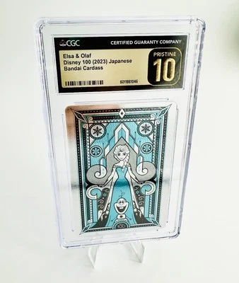 Elsa 2023 Bandai Carddass Disney 100 Wonder Card CGC Pristine 10 Frozen - Image 1 of 2