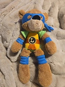 2016 GUND TMNT LEONARDO FUZZY BEAR 15 ZOLL PLÜSCHTIER Teenage Mutant Ninja Turtles - Bild 1 von 5