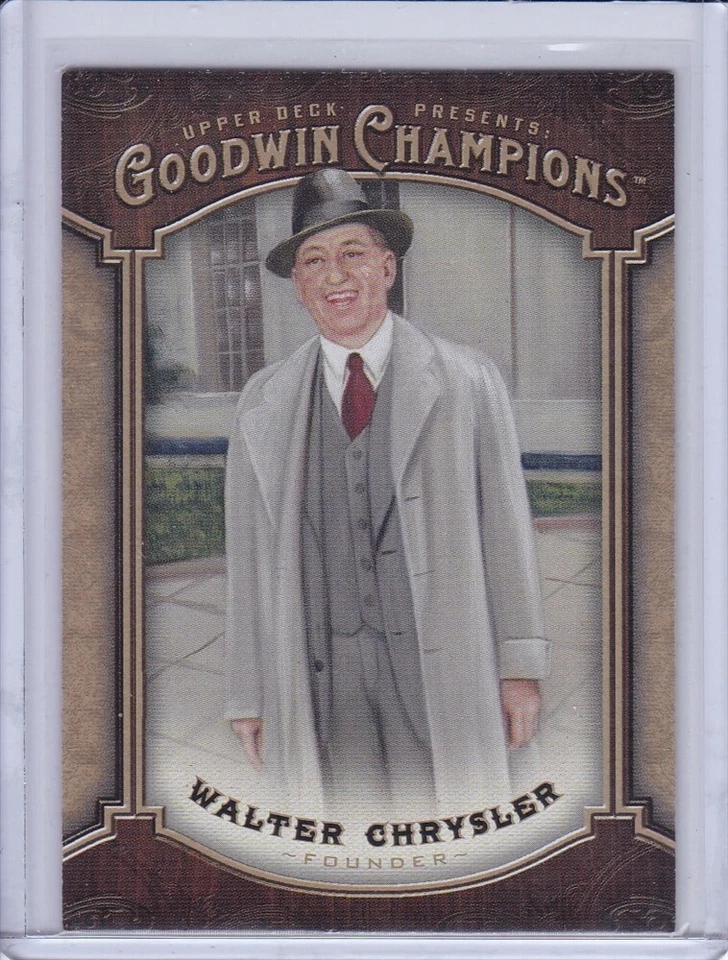 Walter Chrysler 2014 Upper Deck Goodwin Champions Card 166 SP - Image 1 of 2