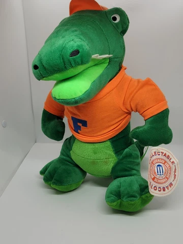 Vintage University of Florida Gators Mascot Gator Plush Stuffins 1998 w/ Tags Cover