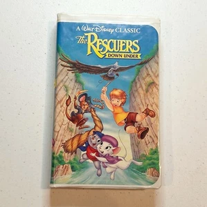 The Rescuers Down Under (VHS 1991) Disney Black Diamond {Clamshell} - Picture 1 of 6