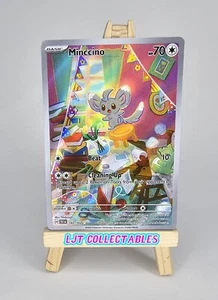 Pokémon - SV Fuerzas Temporales 182/162 Minccino (Ilustración Rara) - Imagen 1 de 3