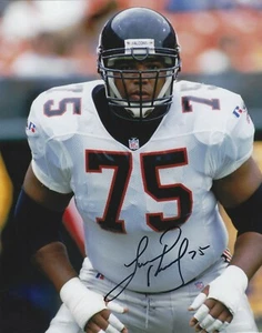 Signed 8x10 LINCOLN KENNEDY Atlanta Falcons Autographed photo - w/  COA - Picture 1 of 1