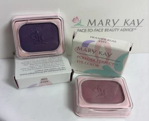 Vtg Mary Kay New Old Stock Powder Perfect Eye Color Lot HEATHER ROSE & IRIS x2 - Picture 1 of 1