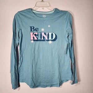 Wonder Nation Be Kind Girls Long Sleeve Graphic Tee Shirts M 7-8 - Picture 1 of 6