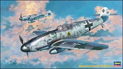 Hasegawa 1/48 Messerschmitt Bf109G-6 Luftwaffe Fighter Plastic Model Kit Giap... - Immagine 1 di 4