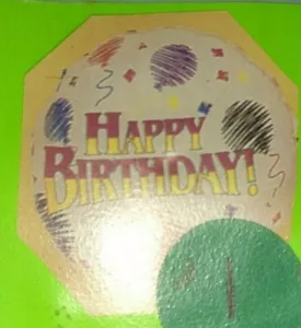 18" Happy Birthday General Mylar Balloon without self sealer - Picture 1 of 1