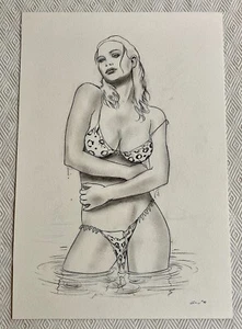Original Art Jungle Girl (2003) Illustration by Greg Woronchak - Picture 1 of 4