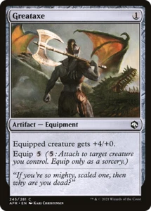 x4 Greataxe AFR MTG 245/281 COMMON M/NM 4x - Bild 1 von 1