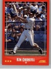 1988 Score Baseball Cards Pick From List (Includes Rookies) 245-491