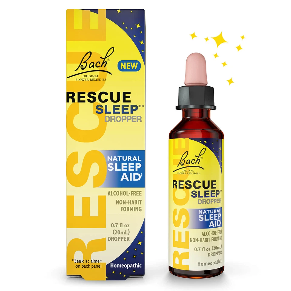 Bach RESCUE SLEEP Dropper Natural Sleep Aid 0.7 fl oz 20mL - Image 1 of 4