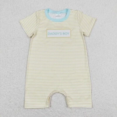 Hermano Hermano Niño Pequeño Niños Usar Papá Niño Día del Padre Conjunto Mameluco Foto 1 de 3