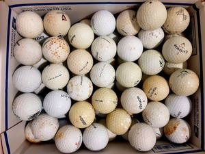 100 Used Golf Balls Shag Range Hitaway