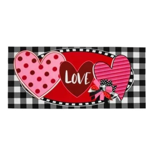 HEARTS AND LOVE EVERGREEN SASSAFRAS SWITCH MAT NEW 10" X 22" - Picture 1 of 3
