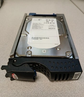 EMC 005048951 450GB 15k 4G SAS 3.5" FC HDD 118032660-A01 ST3450857FC - Image 1 of 4